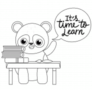 It's Time To Learn! - coloring page n° 1032