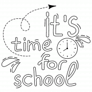 It's time for school - coloring page n° 1040