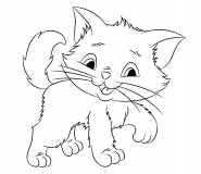 Kitten - coloring page n° 1053