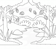 Autumn Landscape - coloring page n° 1061