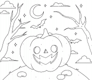 Halloween Pumpkin - coloring page n° 1066