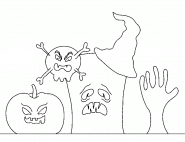 Halloween Monsters - coloring page n° 1068