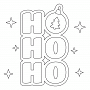 Ho Ho Ho! - coloring page n° 1094