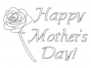 Happy Mother's Day 2022! - coloring page n° 11