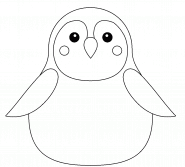 Cartoon Emperor Penguin - coloring page n° 1115