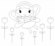 Flower fairy - coloring page n° 112