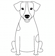 Jack Russell Terrier - coloring page n° 1120