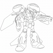 Mech-Warrior - coloring page n° 113