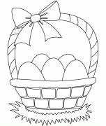 Easter basket - coloring page n° 115