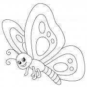 Butterfly - coloring page n° 1152