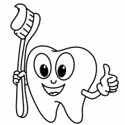 Healthy Tooth - coloring page n° 1158