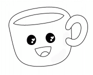 Cup of Coffee - coloring page n° 1164