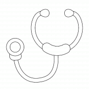 Stethoscope - coloring page n° 1180