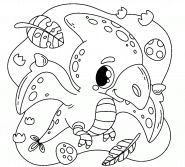 Cartoon Baby Pterodactyl - coloring page n° 1207
