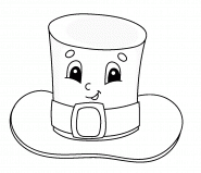 Saint Patrick's Day Hat  - coloring page n° 1217