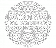 Happy St. Patrick's Day! - coloring page n° 1219