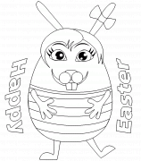 Happy Easter! - coloring page n° 129