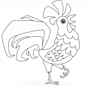 Beautiful Rooster - coloring page n° 1311