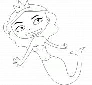 Ocean's Princess - coloring page n° 132