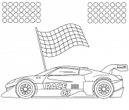 Racing Car - coloring page n° 1322