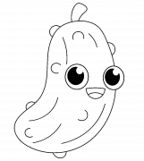 Funny Pickle - coloring page n° 1366