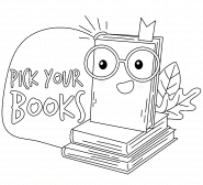 Pick Your Books! - coloring page n° 1373