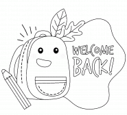 Welcome Back! - coloring page n° 1374