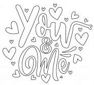 You & Me - coloring page n° 1376
