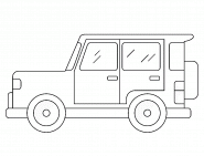 Land Rover 4X4 - coloring page n° 1387