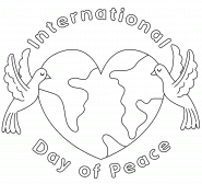 International Day of Peace (21 September) - coloring page n° 1403
