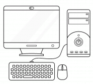 Desktop Computer - coloring page n° 1404