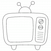 Vintage Television - coloring page n° 1415