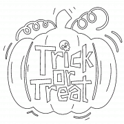 Trick or Treat Pumpkin - coloring page n° 1417