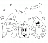 Halloween Boo! - coloring page n° 1421