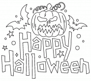 Happy Halloween, October 31st. - coloring page n° 1422