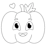 Pink Pumpkin - coloring page n° 1427