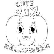 Cute Halloween! - coloring page n° 1428