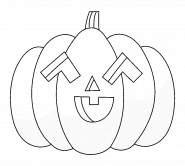 Cute Little Halloween Pumpkin - coloring page n° 1450