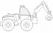 Construction vehicle - coloring page n° 146