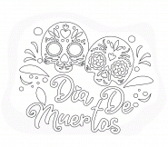 Dia De Muertos (Day of the Dead) - coloring page n° 1461