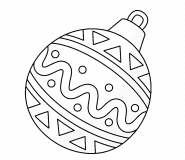 Christmas Ornament - coloring page n° 1490