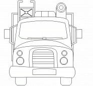 Fire Truck - coloring page n° 151