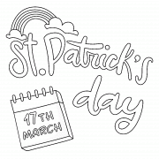 St. Patrick's Day <br>(March 17) - coloring page n° 1546