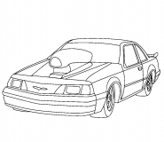 American Muscle Car - coloring page n° 1559