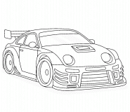 American Racing Car - coloring page n° 1572