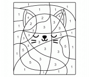 Color By Number (Online Game) | Squishmallow Cat