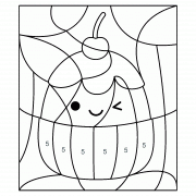 Sweet Cupcake - Color By Number (Online Game)