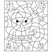 Santa Claus Under the Starry Night - Color By Number (Online Game) Santa Claus Under the Starry Night - Color By Number (Online Game)