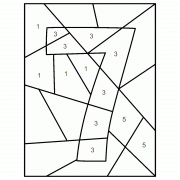 Watch the Number 7 Appear As You Color - Color By Number (Online Game)