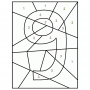 Reveal the Shape of 9 - Color By Number (Online Game)